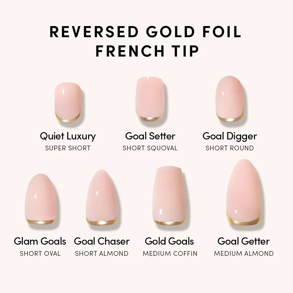 Goal Getter press-on nail design - accent nail style detail