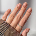 Goal Setter press-on nails in gold shade