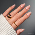 Gold Goals press-on nails in gold shade