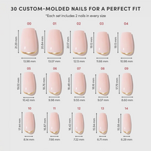 Gold Goals press-on nails - coffin shape, medium length
