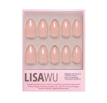 Gold Standard press-on nails in pink shade