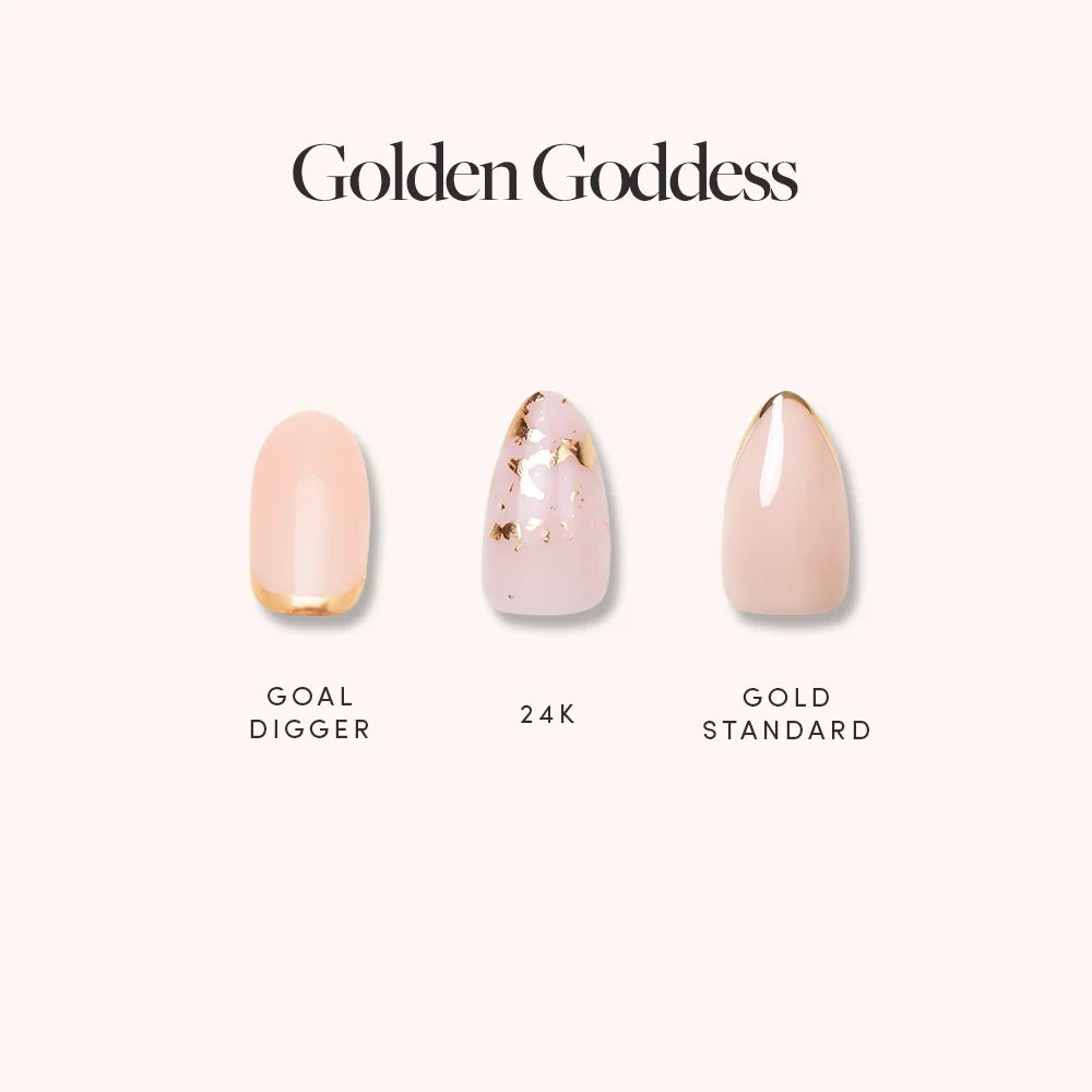Lisawu Golden Goddess false eyelashes style selection