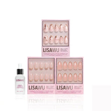 Golden Goddess press-on nails in nude shade