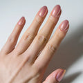 Guava Drop press-on nails in orange shade