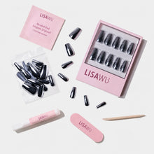 Gunmetal press-on nails product detail
