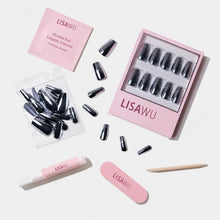 Gunmetal press-on nails product detail