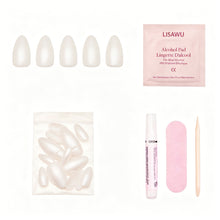 Hailey press-on nail design - sparkles style detail