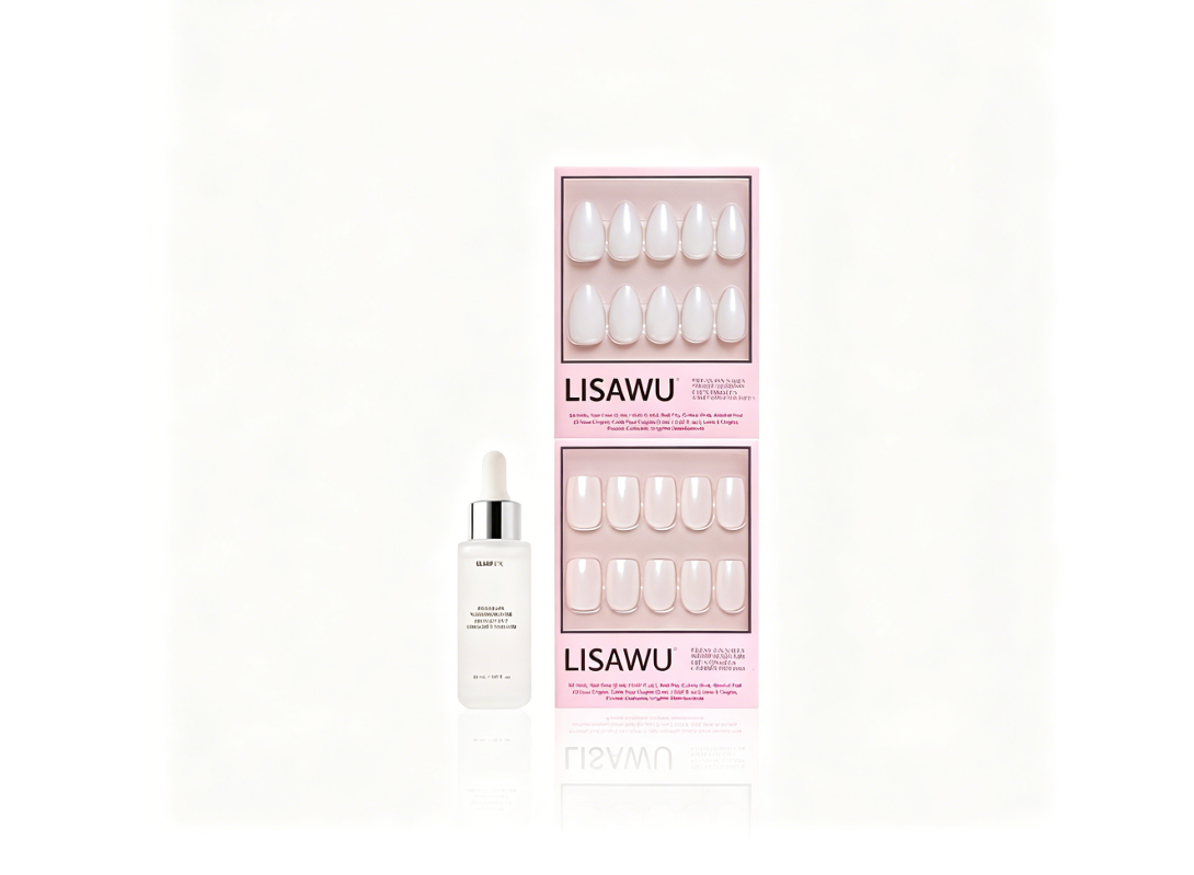 Bailey + Hailey press-on nails with glazed finish