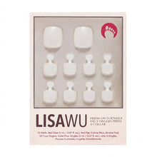Hailey Toenail press-on nails with glossy finish