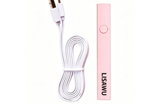 Handheld UV LED Lamp press-on nail bundle - full set view