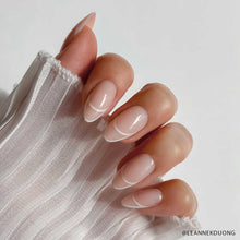 Heavenly press-on nails in nude shade