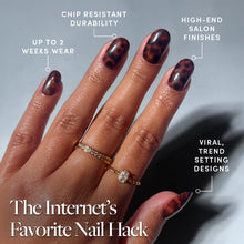 Hidden Fortune press-on nails with glossy finish