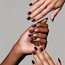 Hidden Fortune press-on nails in brown shade