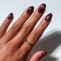 High Society press-on nails in black shade