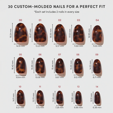 High Society press-on nail design - solid color style detail