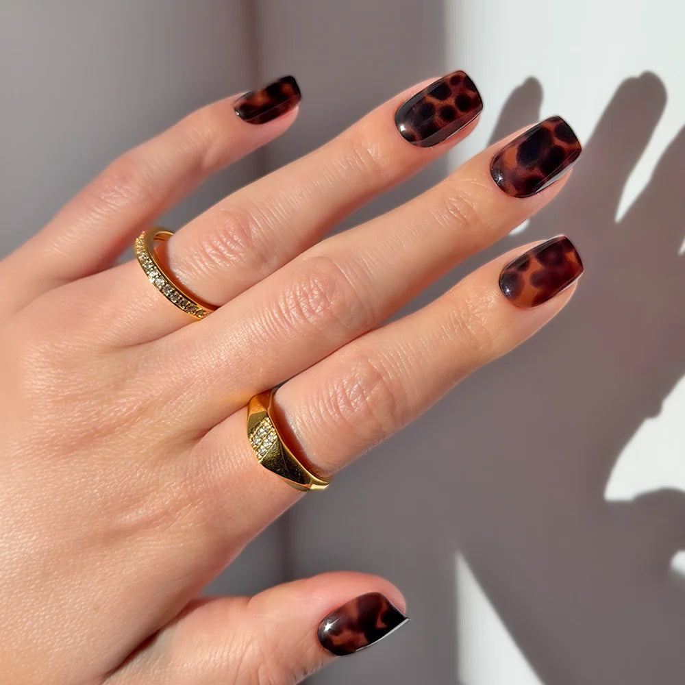 High Stakes press-on nails in black shade