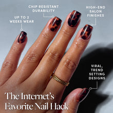 High Stakes press-on nails with glossy finish