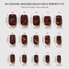 High Stakes press-on nail design - solid color style detail