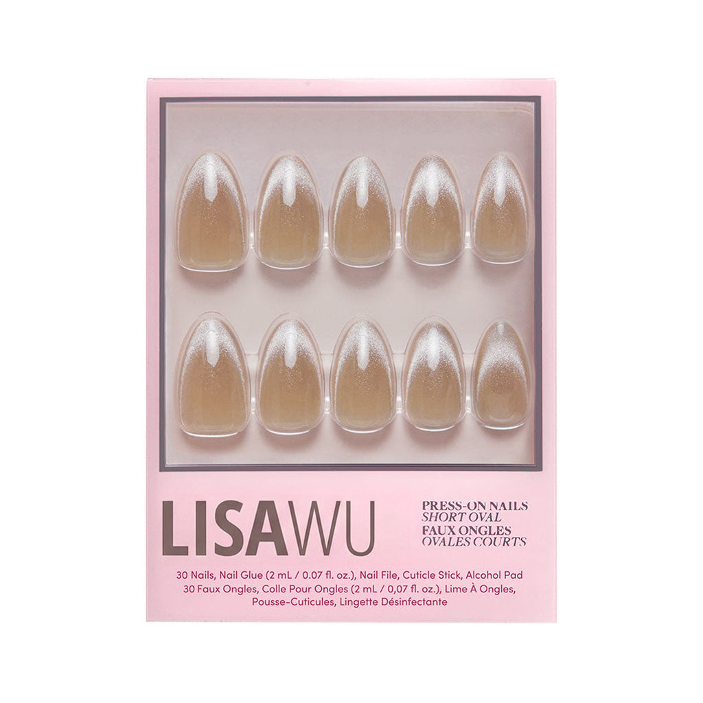Honey Bun press-on nails in nude shade