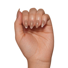 Honey Bun press-on nail design - solid color style detail