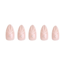 Honeymoon press-on nails in elegant soft pink shade with glossy finish, stylish nail set perfect for a romantic look
