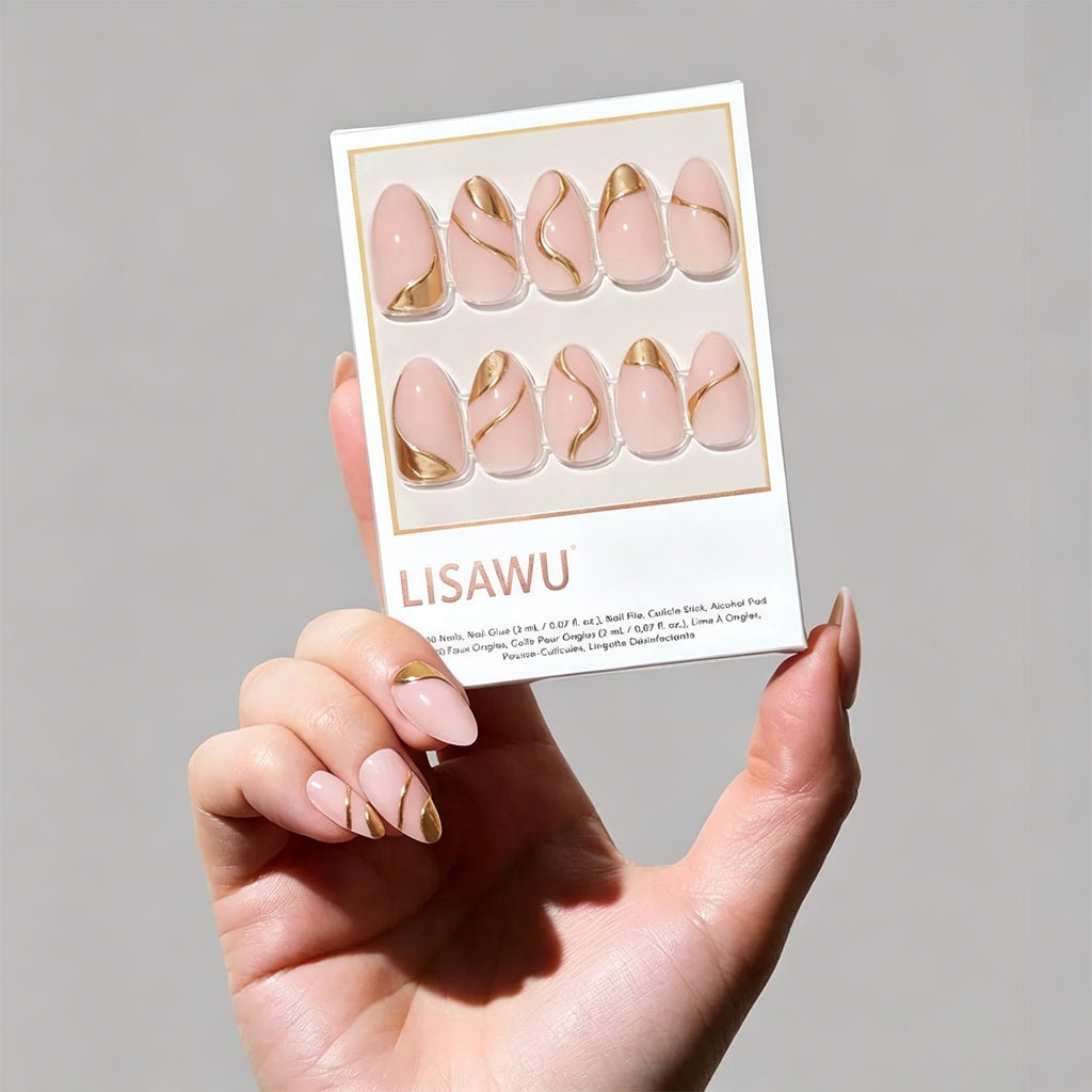 I AM A RICH MAN? press-on nails in nude shade