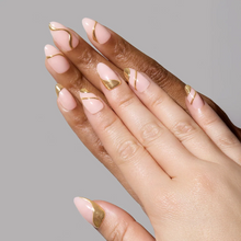 I AM A RICH MAN? press-on nails with glossy finish