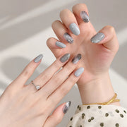 Iceland Whale Press-On Nails – Short Square