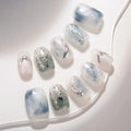 Lisawu Iceland Whale Short Square press-on nails product view