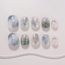 Lisawu Iceland Whale Short Square press-on nails style option