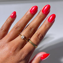 Icon Red press-on nails in red shade