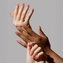 In The Nude press-on nails - square shape, medium length