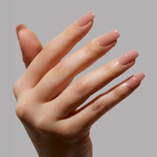 In The Nude press-on nail design - ombre style detail