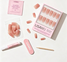 In The Nude press-on nail bundle - full set view