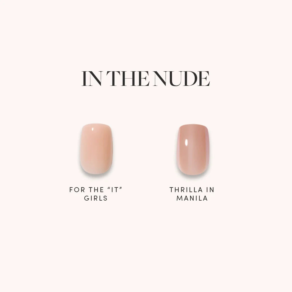 Lisawu IN THE NUDE press-on nail bundle style selection