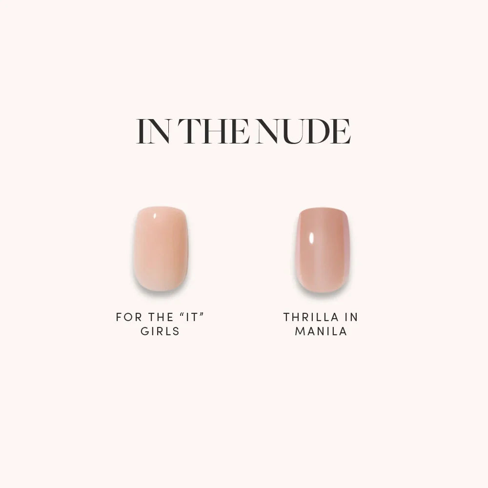 Lisawu IN THE NUDE press-on nail bundle style selection