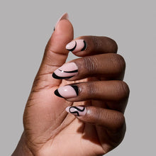 Ink Wave press-on nails with glossy finish