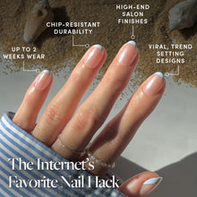 Into Blue press-on nails product detail