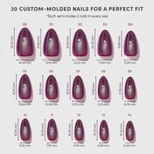 Jam Drizzle press-on nail bundle - full set view