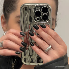 Jet Black press-on nails product detail