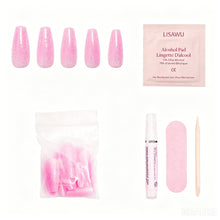 Juicy press-on nails with glossy finish