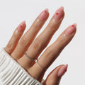 Juicy Slice press-on nails in pink shade