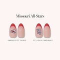 Lisawu Missouri All-Stars press-on nail bundle style selection