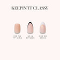Lisawu KEEPIN' IT CLASSY press-on nail bundle style selection