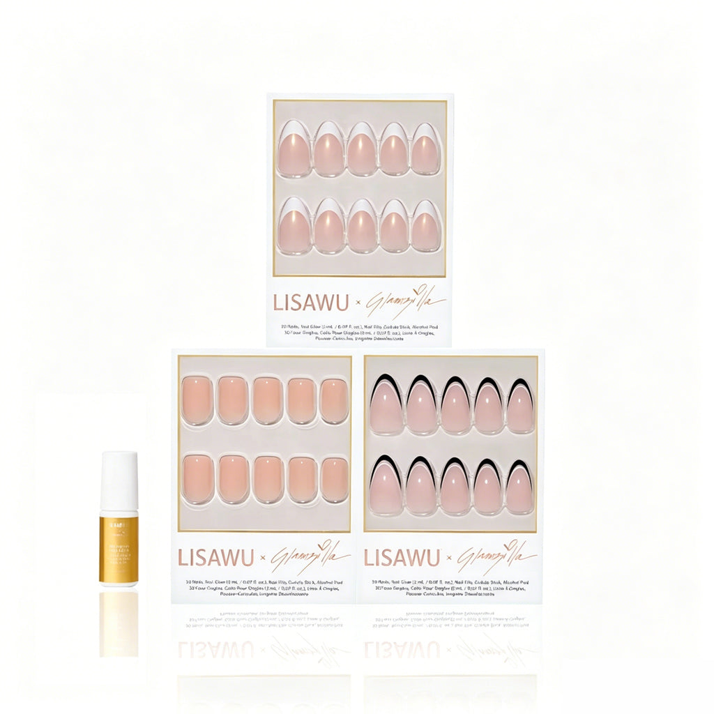 KEEPIN' IT CLASSY press-on nails in white shade