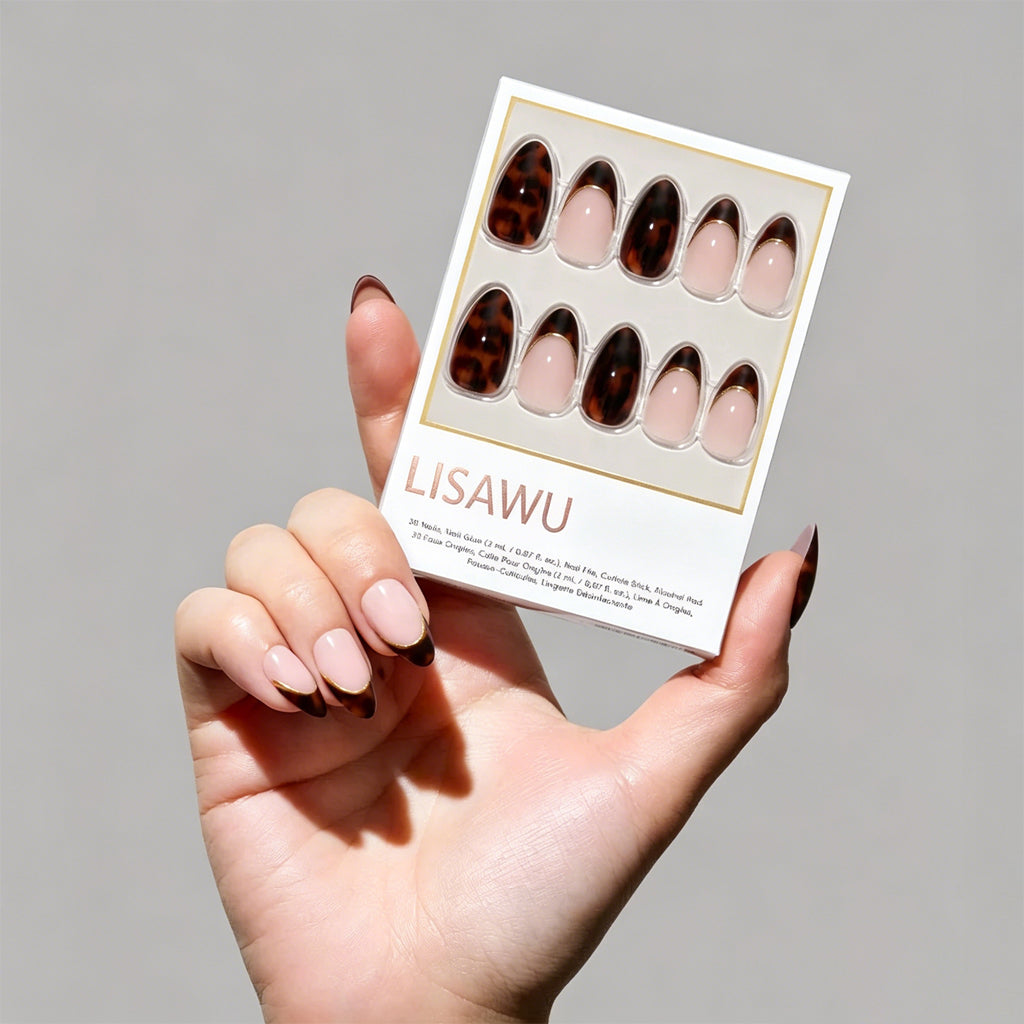 KILLAZILLA press-on nails in brown shade