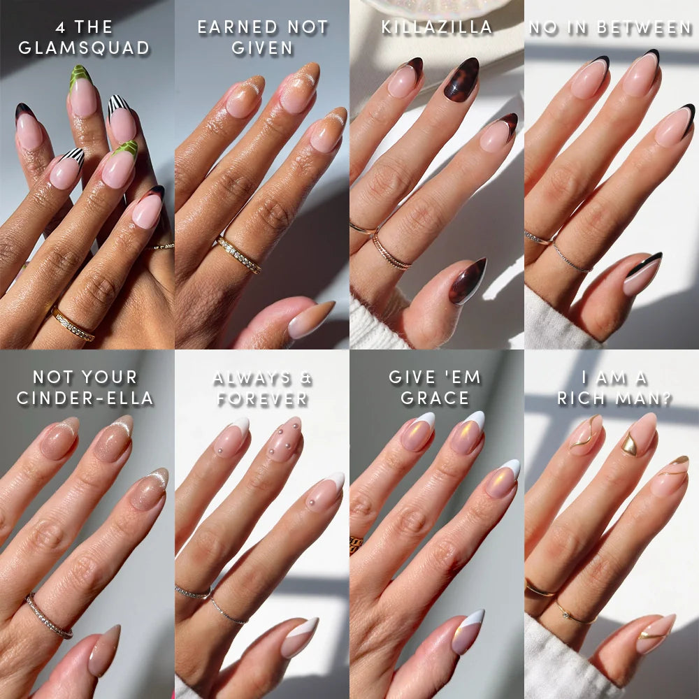 Lisawu LA RICH BI$H press-on nail bundle manicure lifestyle photo