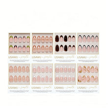 LA RICH BI$H press-on nails in black shade
