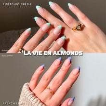 Lisawu La Vie en Almonds press-on nail bundle manicure lifestyle photo