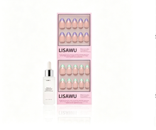 La Vie en Almonds press-on nails in purple shade